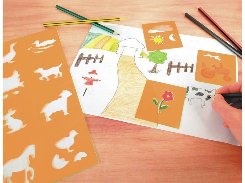 Farm MINI STENCILS