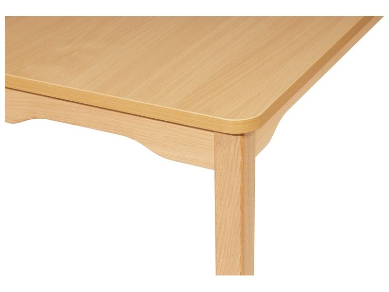 TABLE PLATEAU STRATIFIÉ - PIÉTEMENT BOIS - Rectangle 120x60 cm