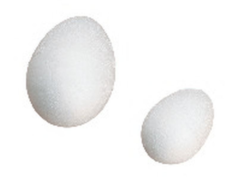 POLYSTYRENE EGGS TO DECORATE