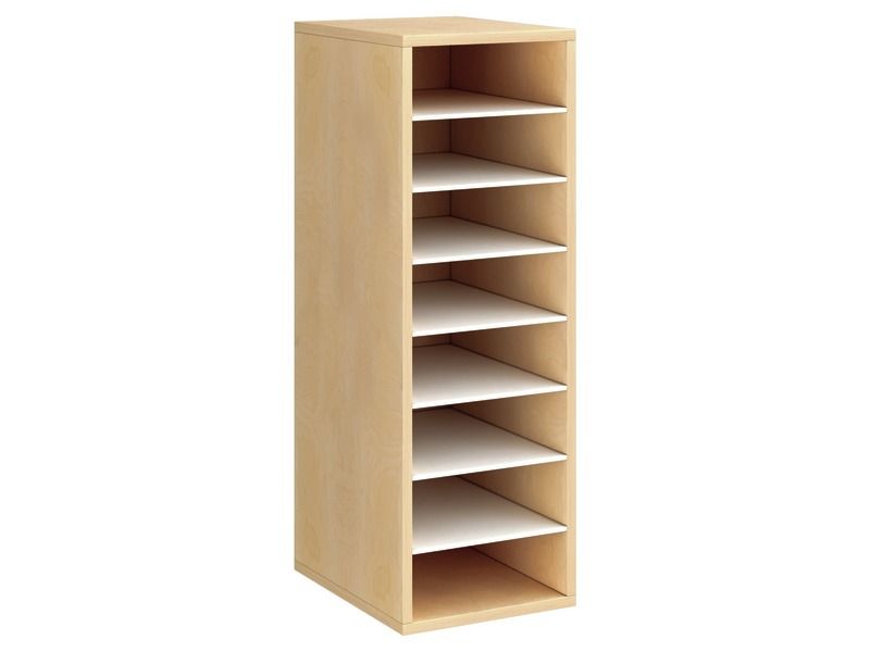 MEUBLE MÉLAMINÉ H: 102 cm - L: 36 cm 7 étagères