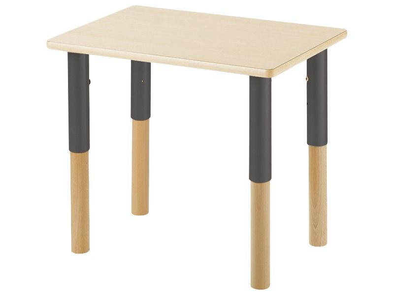 LAMINATED TABLE TOP With adjustable legs - 50 x 60 cm S1/S2/S3