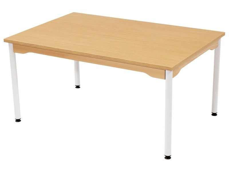 TABLE INSONORISÉE - PIÉTEMENT METAL - Rectangle 120x80 cm