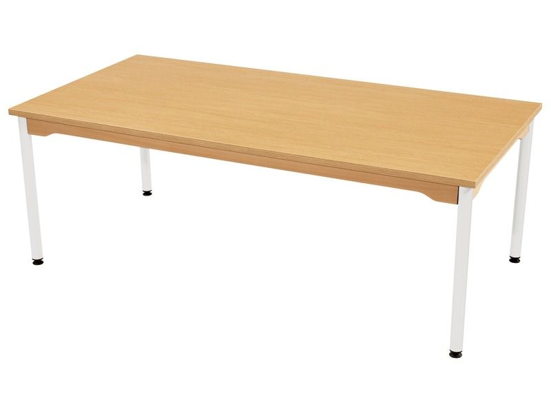 NOISE-REDUCING TABLE – METAL LEGS – 160x80 cm rectangle