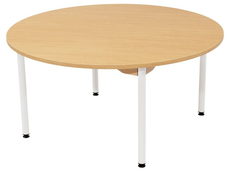 NOISE-REDUCING TABLE – METAL LEGS – Ø 120 cm circle