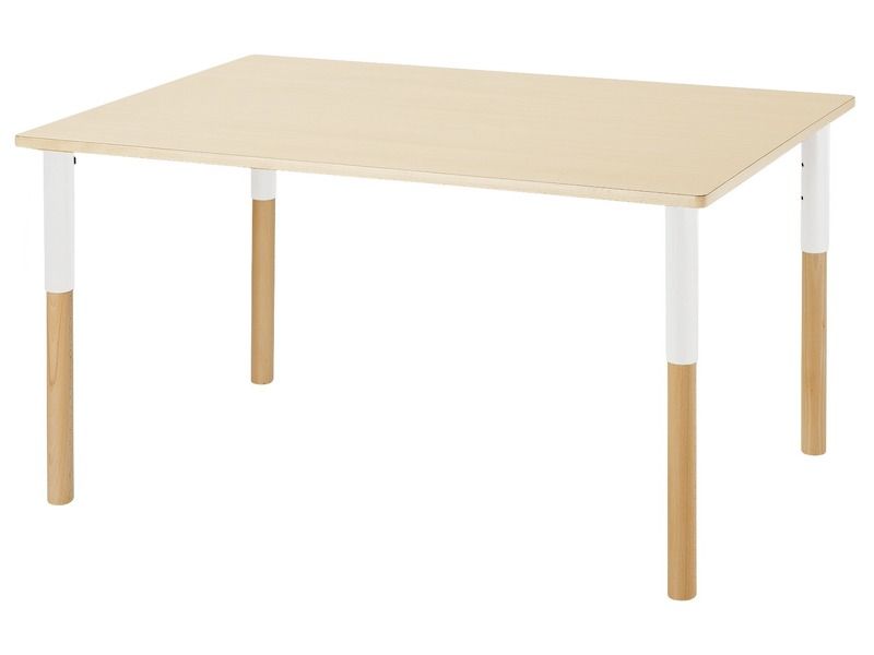 TABLE PLATEAU STRATIFIE Avec pieds réglables - 120 x 80 cm