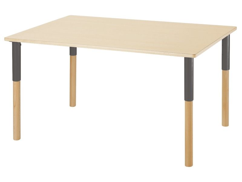 TABLE PLATEAU STRATIFIE Avec pieds réglables - 120 x 80 cm