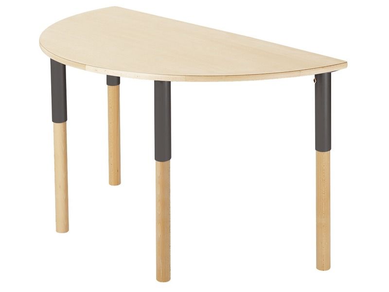 TABLE PLATEAU STRATIFIE Avec pieds réglables - 120 x 60 cm