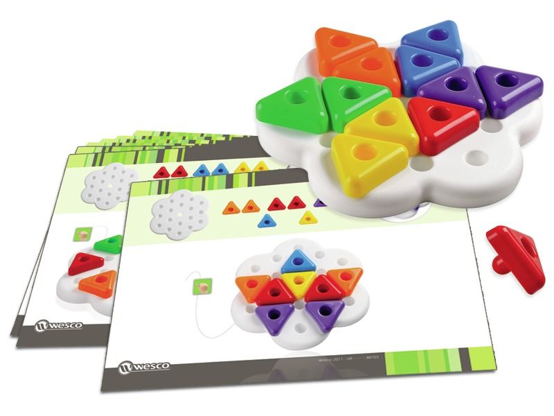 LIFT-OUT TINY TOT SHEETS My first triangular stacking shapes