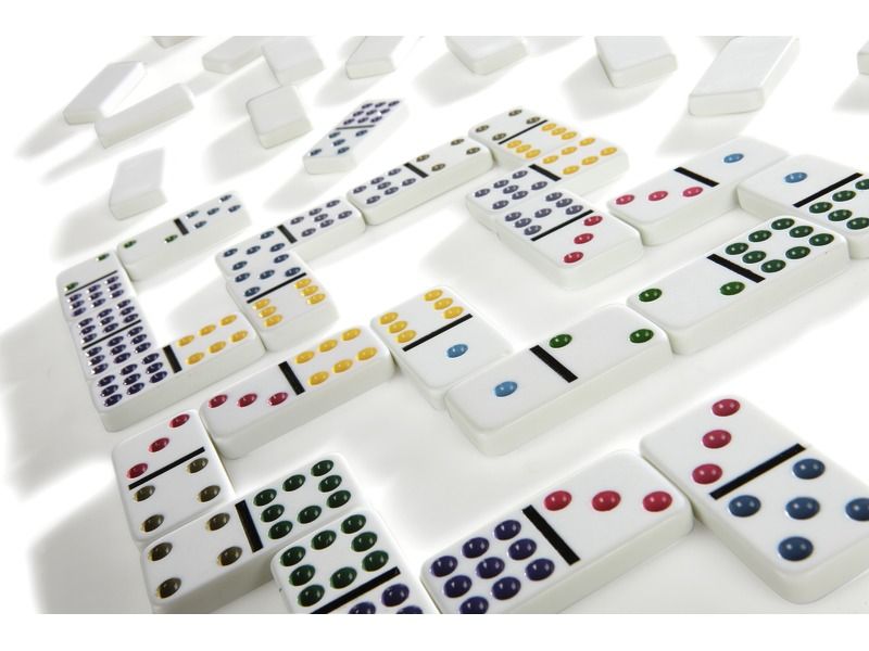 DOMINOS TRADITIONNELS Tactiles couleurs