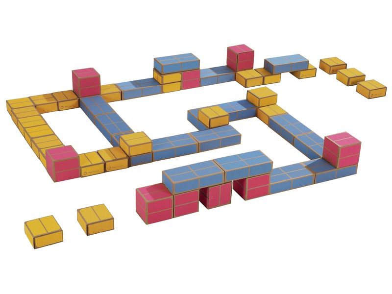 BAUSATZ ARCHIblock Der große Parcours 50 Teile