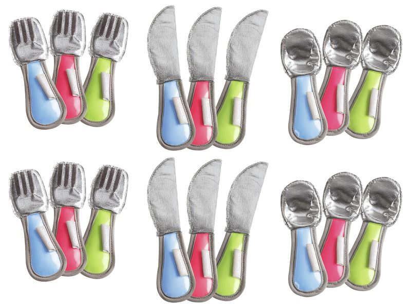 Tex'til COOKING TEA PARTY Set of 18 pieces of cutlery