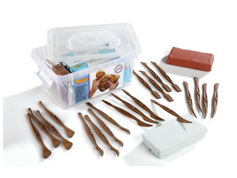 MODELLING CLAY Pack of 3.5 kg + Chisels