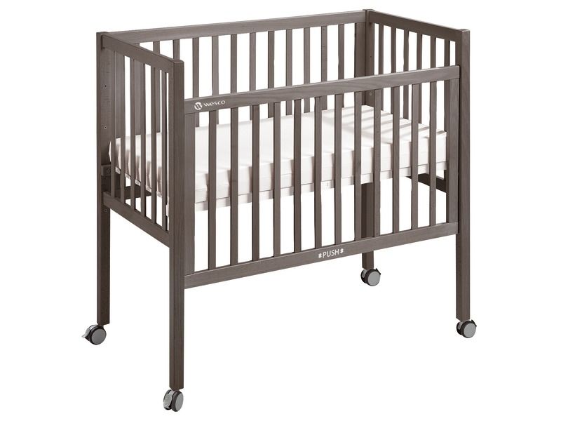 BETT MIT GITTERSTÄBEN BASIC H: 108 cm