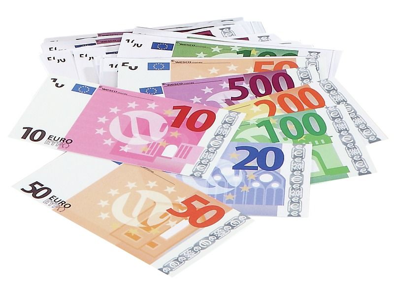 BILLETS FACTICES en euros Lot de 28 billets WESCO