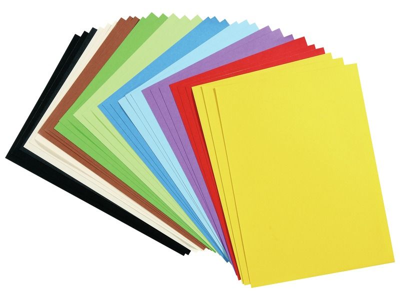 CANSON PACK OF COLOURED PAPER 120 g Classic colours