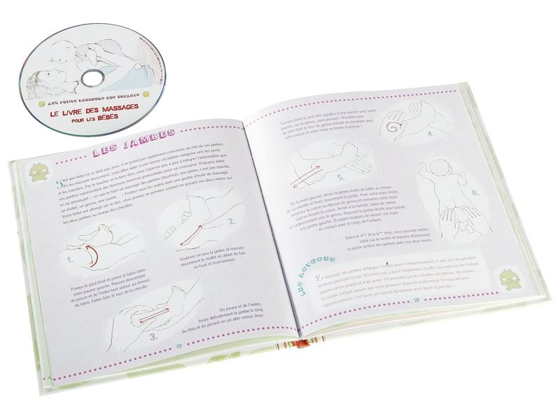 COLLECTION AUX PETITS BONHEURS DES ENFANTS Le livre des massages avec CD pour...