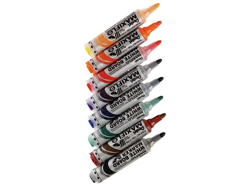 MAXIFLO MARKERS DROOGUITWISBAAR Brede spitse punt