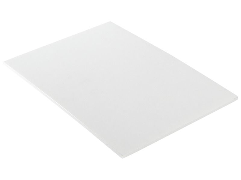WHITE FOAM CARDBOARD Th. 0.5 cm L: 50 x W: 65 cm