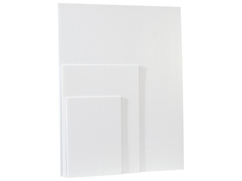 WHITE FOAM CARDBOARD Th. 0.5 cm A4
