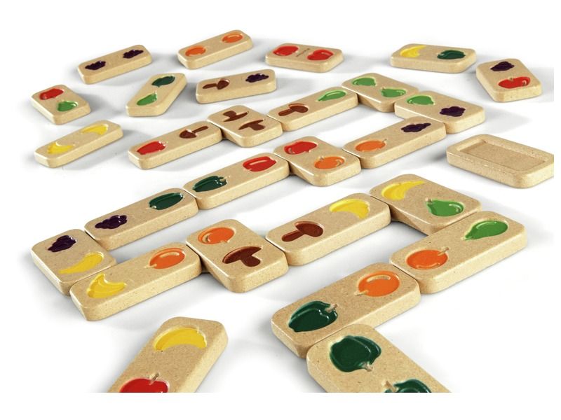 DOMINOES RELIEF Eco-designed fruit and vegetables.