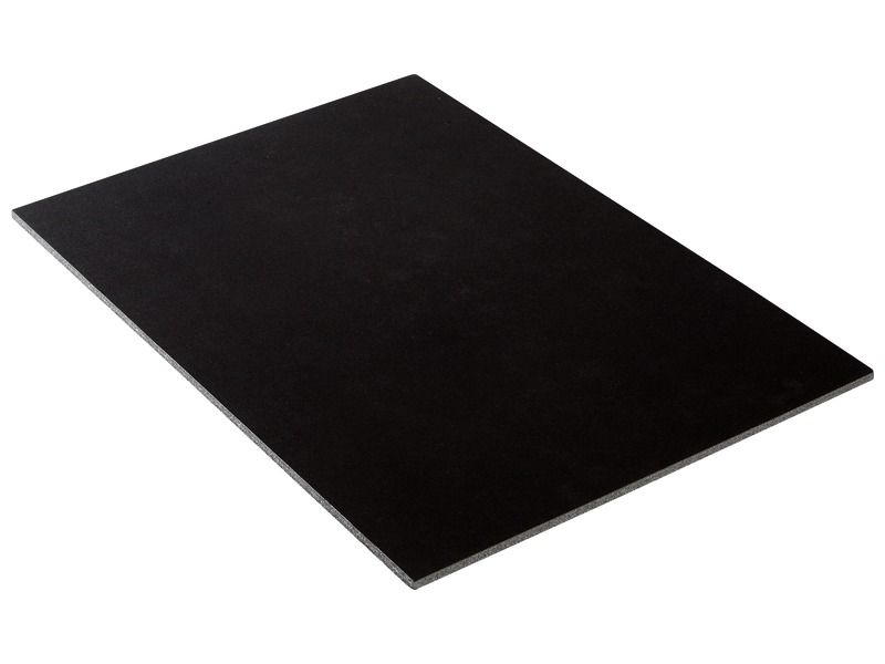 BLACK FOAM CARDBOARD Th. 0.5 cm A4