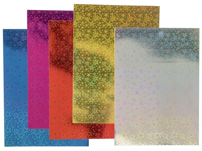 Holographic SHEETS OF CARDSTOCK PAPER 195 g