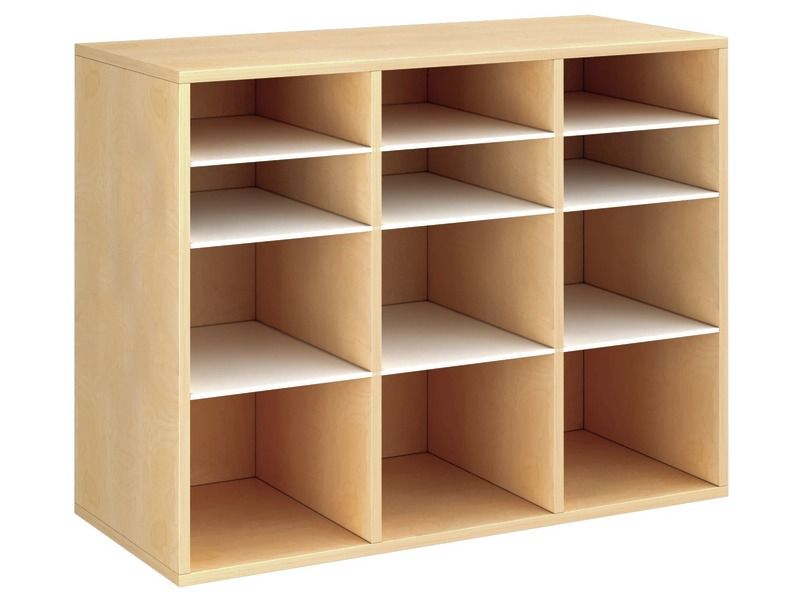 MEUBLE MÉLAMINÉ H: 81 cm - L: 105 cm 9 étagères