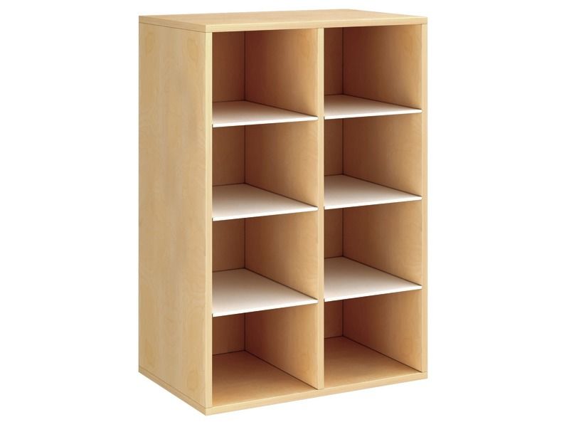 MEUBLE MÉLAMINÉ H: 102 cm - L: 70,5 cm 6 étagères