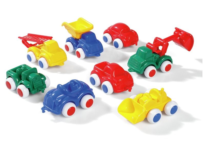 ASSORTMENT OF semi-soft COLOURED RACING CARS Pack of 8