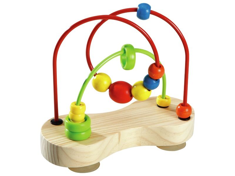 BEAD MAZE WITH SUCTION PADS Dual-marbles