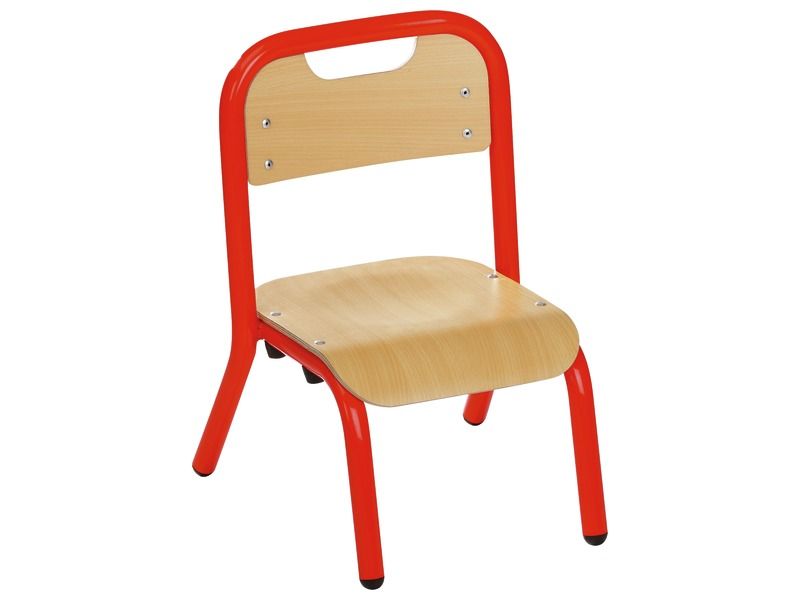 METAL CHAIR WITH PROTECTED EDGES - 4 LEGS