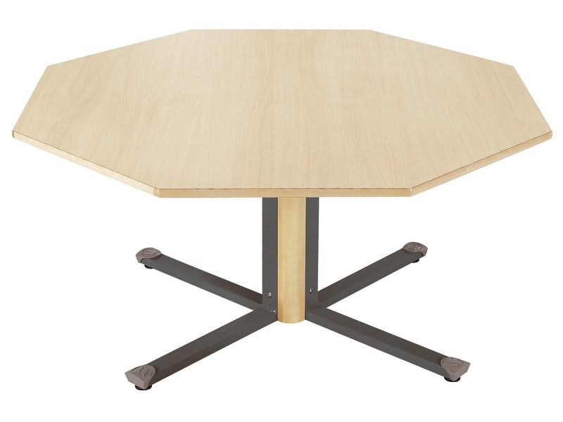 Laminated table top - Central leg - Octagon