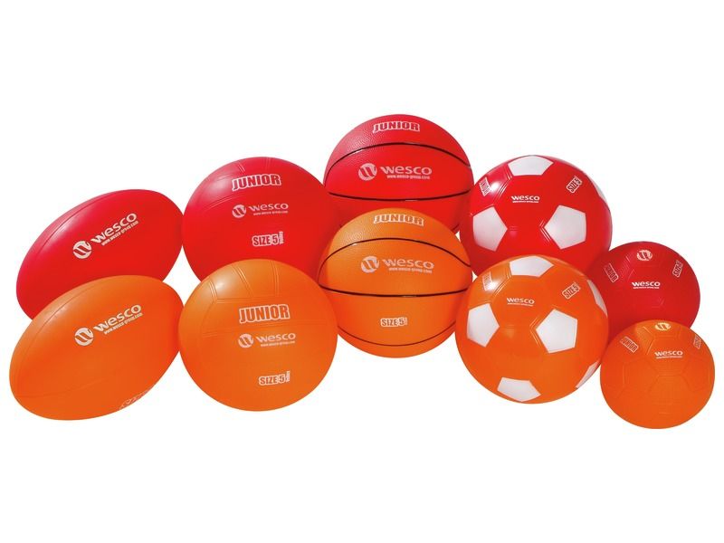 BEGINNERS' MULTISPORT KIT Rugby, volleyball, basketball, football and ...