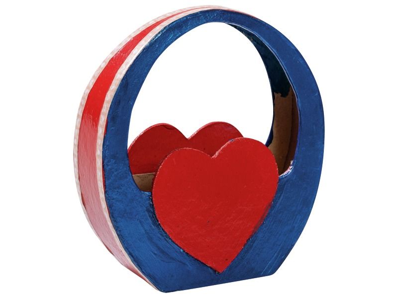 HEART BASKET TO DECORATE