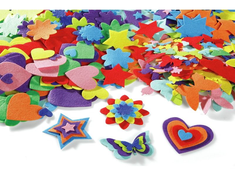 MAXI PACK OF FELT STICKERS