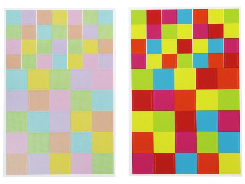 STICKERS  Multi-shape bright and pastel colours
