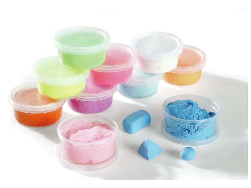 Silk Clay MODELLING CLAY Set of 400 g Light colours