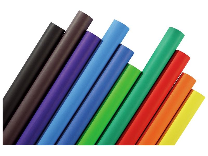 ROLLS OF COLOURED PAPER