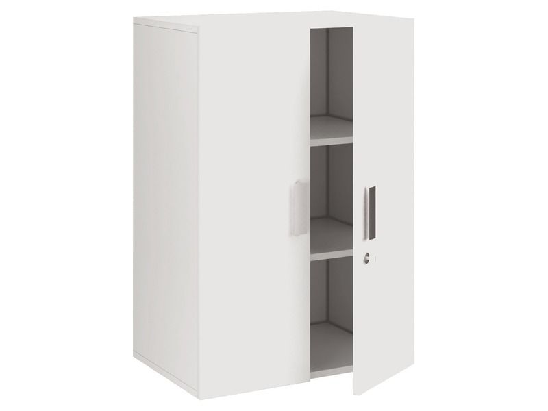 MELAMINE CABINET H: 102 cm - L: 70.5 cm 2 doors, 2 shelves
