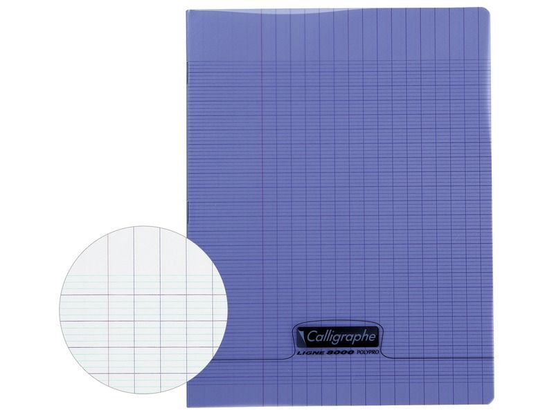 POLYPRO EXERCISE BOOKS 17 x 22cm - 48 pages - 90g Graph paper (large s...