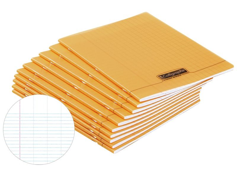 POLYPRO EXERCISE BOOKS 17 x 22cm - 48 pages - 90g Graph paper (large s...