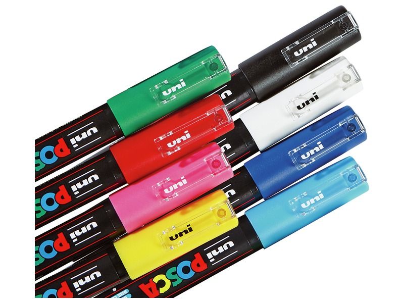 POSCA PAINT MARKERS Extra-fine tip (tapered)