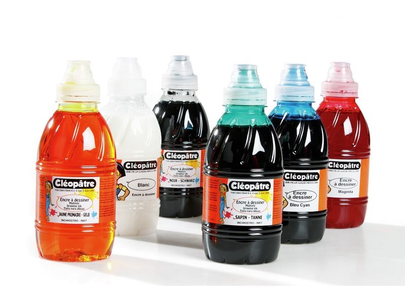 INK FOR DRAWING 6 x 500 ml – Primary colours
