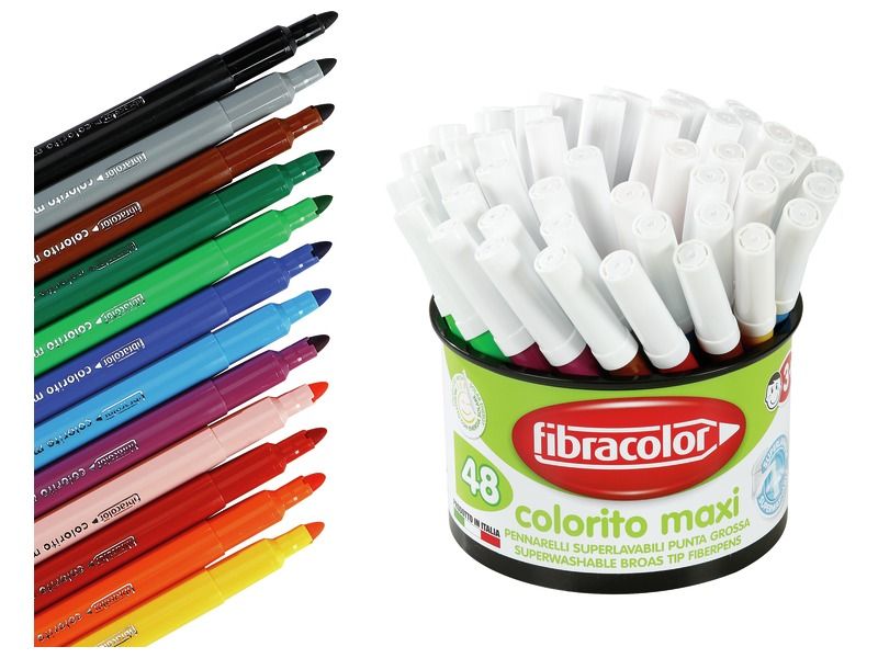 BROAD TIP MARKERS Colorito Maxi