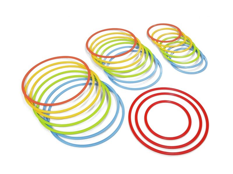 MAXI LOT DE 24 CERCEAUX PLATS Ø 35, 50 et 60 cm