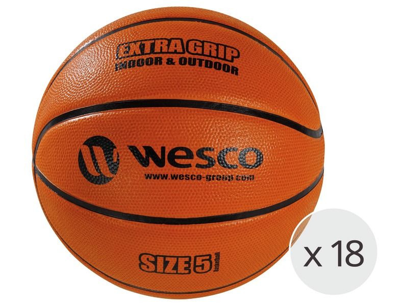 MAXI LOT BALLONS DE BASKETBALL Extra Grip Indoor - Outdoor Taille 5