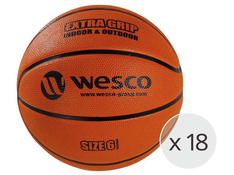 MAXI LOT BALLONS DE BASKETBALL Extra Grip Indoor - Outdoor Taille 6