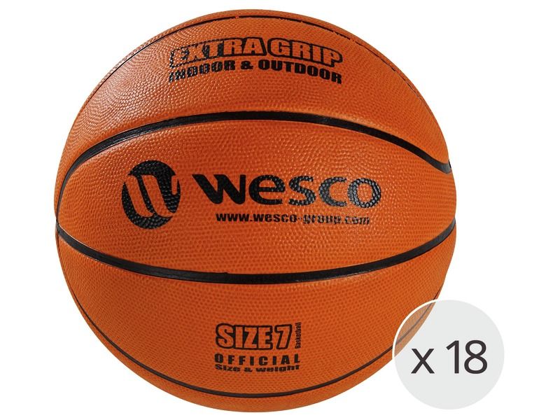 MAXI PACK BASKETBALL BALL Extra Grip Indoor - Outdoor Size 7