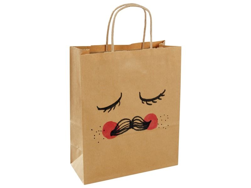 Brown KRAFT PAPER BAGS Small size