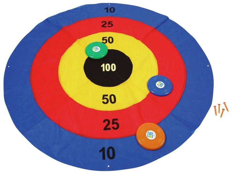 GIANT FLOOR TARGET with disks